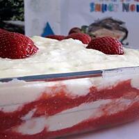 recette Tiramisu aux fraises