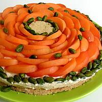 recette Cheesecake saveurs abricots et pistaches