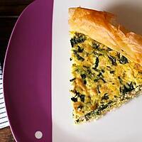 recette Tarte épicée croustillante au saumon