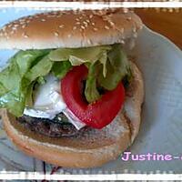 recette Hamburger courgette et chèvre