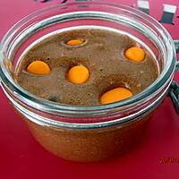 recette mousse au chocolat au lait et aux pépites d'oranges