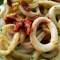 recette Calamars marinés à l'italienne à la plancha