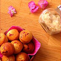 recette Financiers au miel et aux framboises ( Martha Stewart)