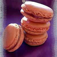 recette Macarons ganache Chocolat blanc & Framboises