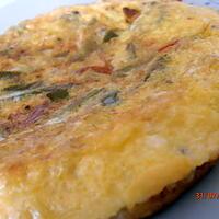 recette tortilla aux deux poivrons