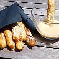 recette Churros au four et sauce aux chouchous