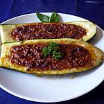 recette Courgettes farcies à l'orientale