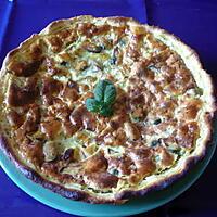 recette Quiche moule/crabe/basilic