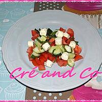 recette Salade tomate-concombre