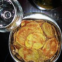 recette Chips de pomme de terre aux sel de mer aromatisé aux herbes aromatiques & piment d'Espelette (sans matière grasse)
