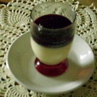 recette panna cotta au coeur de lemon curd et coulis de myrtille