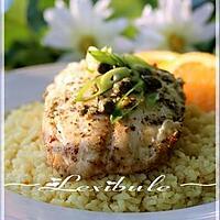 recette Filet d'aiglefin au pesto et citron