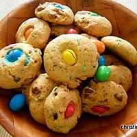 recette Cookies aux M&M's cacahuètes