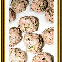 recette Boulettes de porc à la coriandre