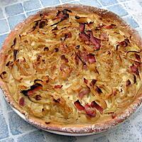 recette Quiche à la bière et aux oignons