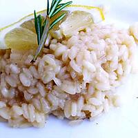 recette Risotto au citron et romarin