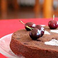 recette Gâteau moelleux au chocolat & aux cerises