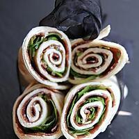 recette Wraps grisons & roquette