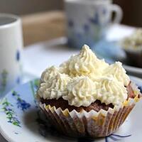 recette Cupcakes au chocolat et glaçage au cream cheese