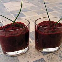 recette Verrine de betteraves au balsamique