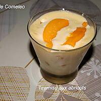 recette Tiramisu aux abricots