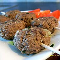 recette brochettes de keftas