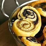 recette Palmitos feuilletés aux 2 olives {Tapenade}