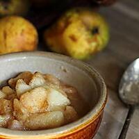 recette Compote de poires vanillée au miel d’acacia