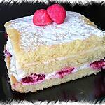 recette Quatre-Quarts aux framboises et mascarpone
