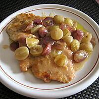 recette Escalopes de dinde aux raisins