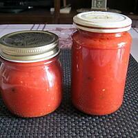 recette CONSERVE DE TOMATES