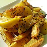 recette Frites au thym et citron