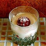recette douceur de petit suisse aux fruits de saison (exemple:pêche)