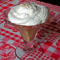 recette Crème au café façon liégeois