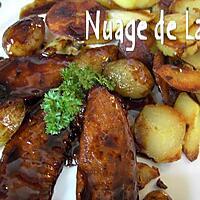 recette Aiguillettes de Canard Sauce à la Chicorée