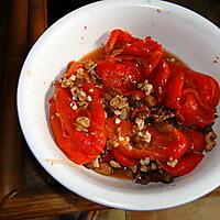 recette Salade de poivron rouge grillé à l'harissa