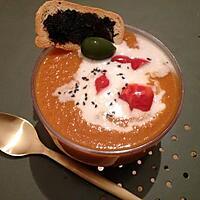 recette velouté de tomates, gingembre et patates douces