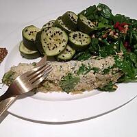 recette Quenelles de quinoa, salade d'épinards aux noisettes et baies de goji
