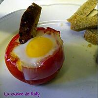 recette Oeuf cocotte en tomate