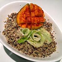 recette Quinoa au sarrasin et fleurs de poireaux