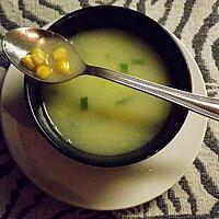 recette Soupe claire «d'inspiration asiatique» de maïs et d'oeufs
