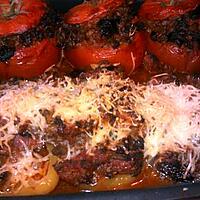 recette Tomates et poivrons farcis