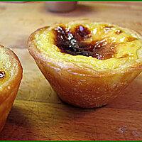 recette Pasteis de nata ou Pasteis de belem (petits flans aromatisés au citron Portugais)