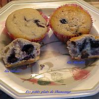 recette Muffins aux bleuets et ( au chocolat )