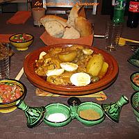 recette Tajine de poulet des Haddaji