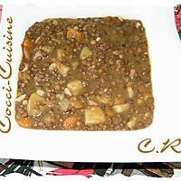 recette Lentilles vertes du Puy façon Cathy R.