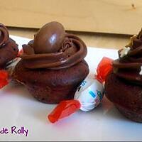 recette Cupcakes au Kinder schokobon