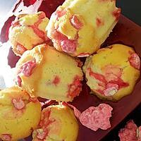 recette Madeleines aux pralines roses