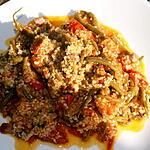 recette Haricots verts aux tomates et aux lardons à ma façon
