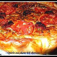 recette quiche aux thons et chorizos